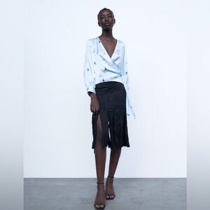 Zara Satin Effect Blouse